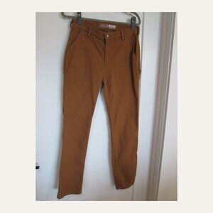 Carhartt Brown Work Pants Womens Size 6 Rugged Flex Canvas Utility Straight Leg